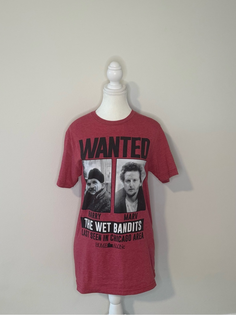Home Alone WANTED THE WET BANDITS Tee-shirt
